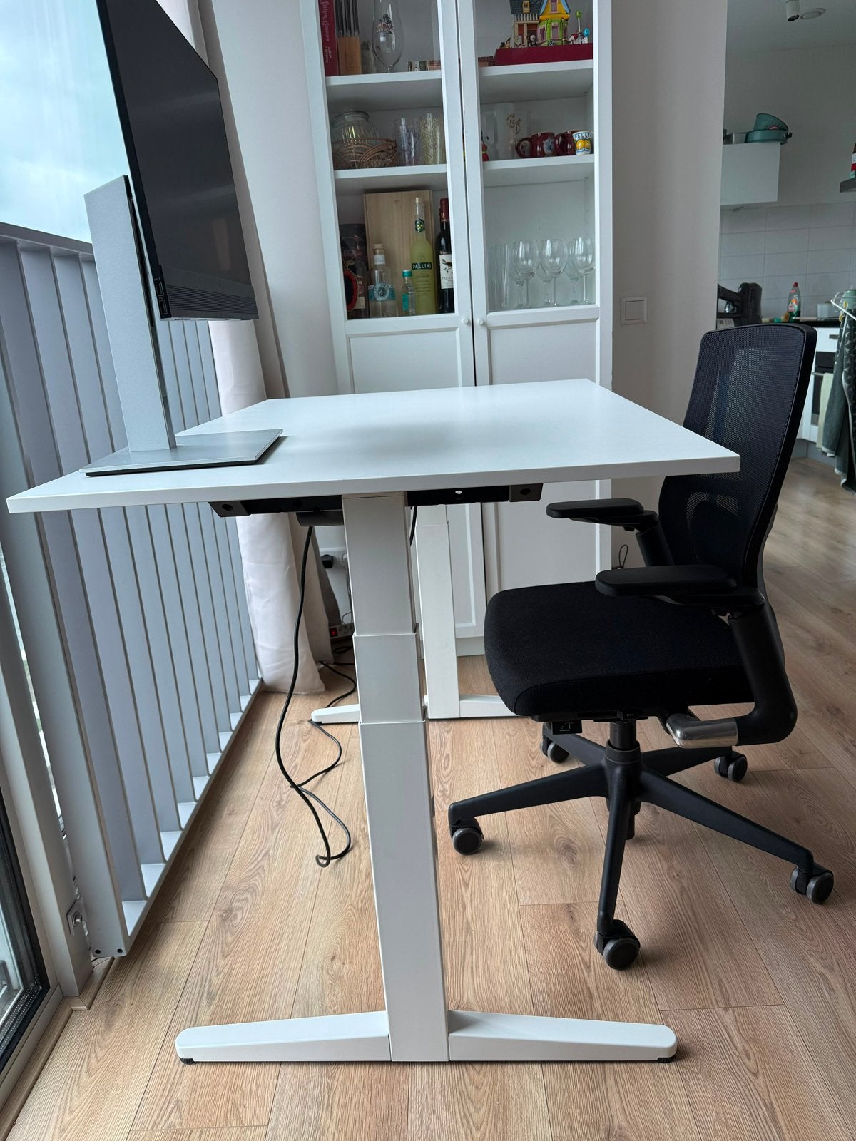 Ahrend Balance Home Sit-Stand Desk 120x80 White, UNUSED, Ophalen, In hoogte verstelbaar, Zo goed als nieuw, Wit