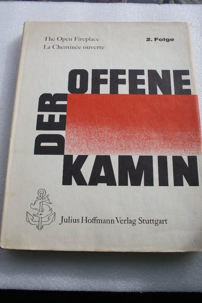 Open haarden, Der offene Kamin van Fritz R. Barran, Ophalen of Verzenden, Gebruikt, Inbouwhaard, Houthaard
