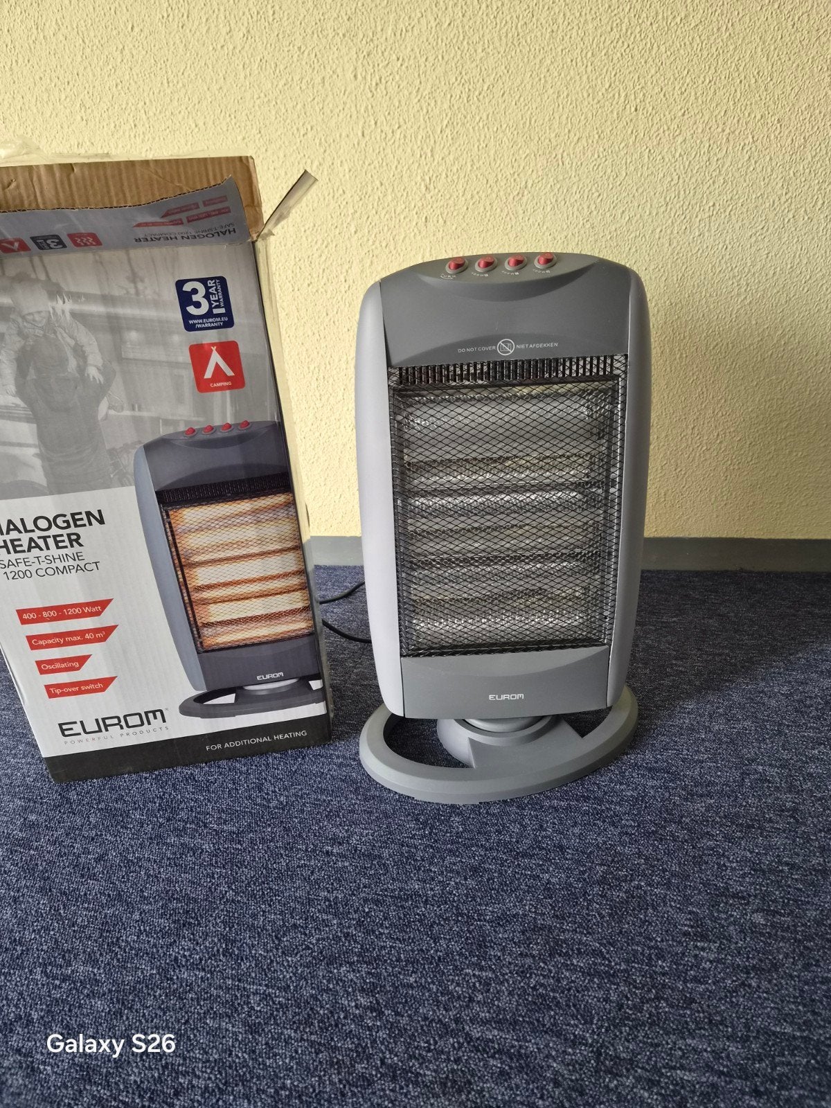 halogeen straalkachel, Ophalen, Zo goed als nieuw, Overige brandstoffen, Overige soorten