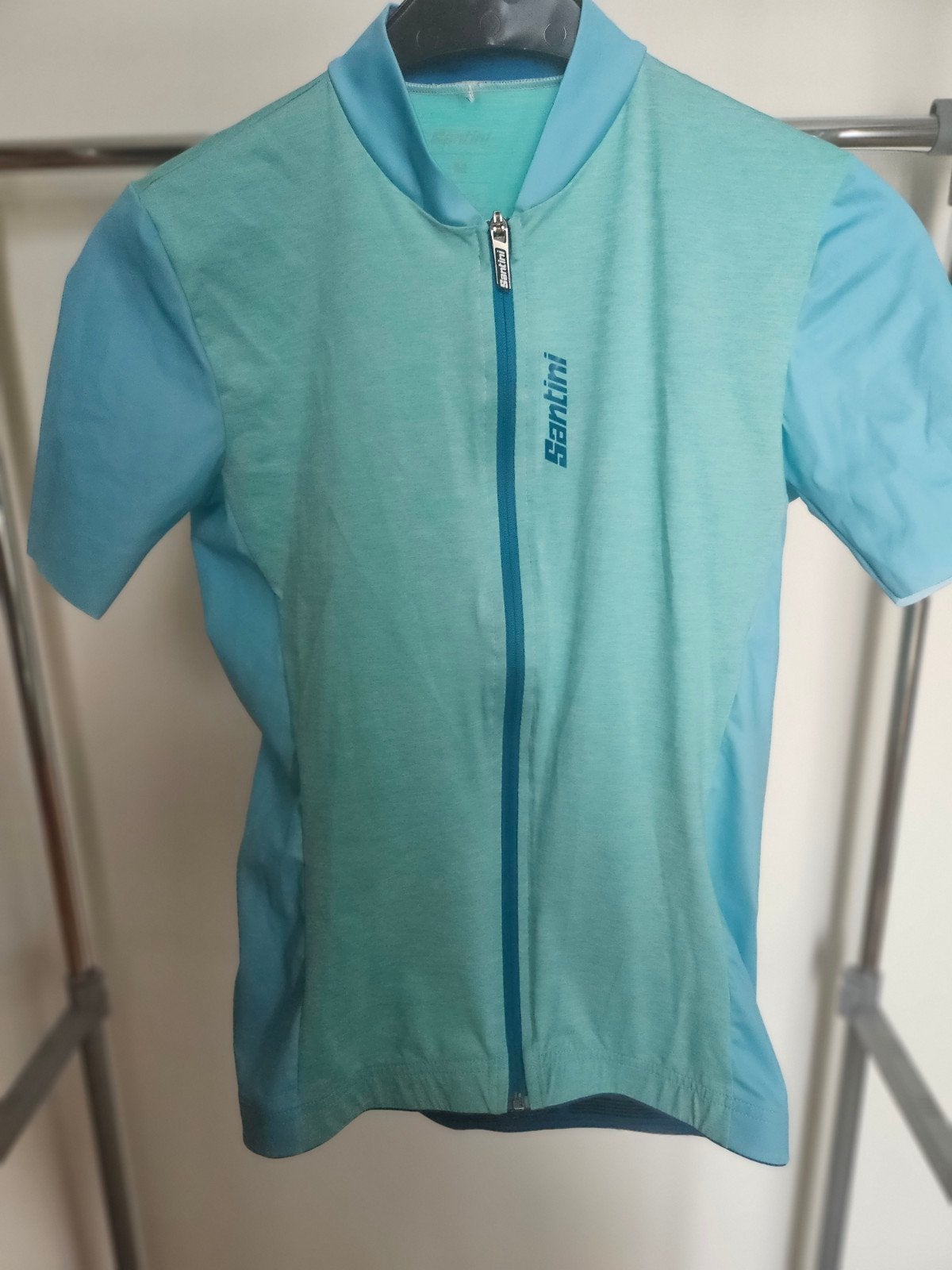 Fiets shirt dames Santini maat M, Fietsen en Brommers, Ophalen of Verzenden, Zo goed als nieuw, Dames, Bovenkleding