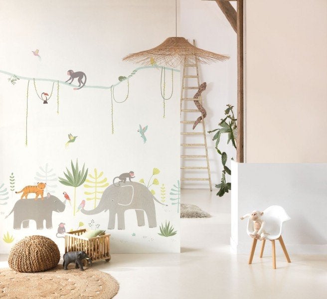 Happy World/MYlittle world behang, Ophalen of Verzenden, Nieuw