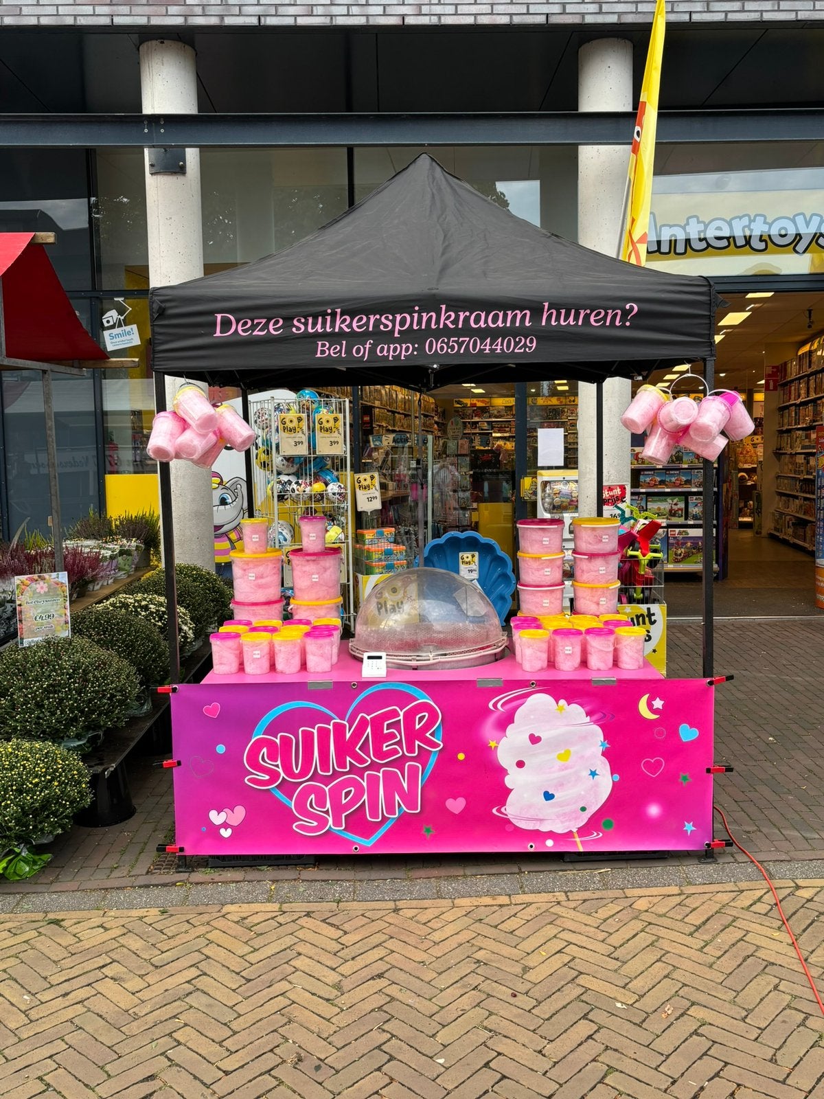 Gratis suikerspinnen uitdelen!, Ophalen, Zo goed als nieuw, Overige