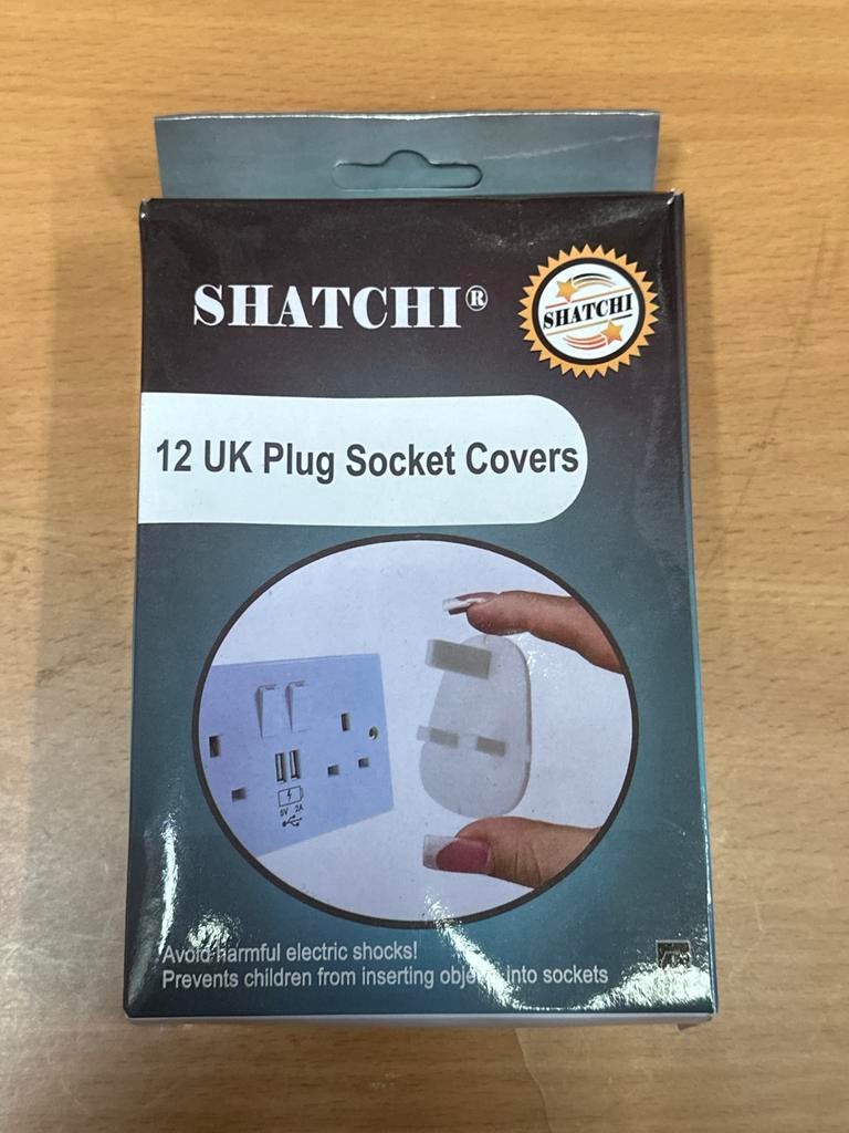 ShatChi UK Stopcontact Beveiligingskapjes (12 stuks), Kinderen en Baby's, Kinderspulletjes, Nieuw, Ophalen of Verzenden