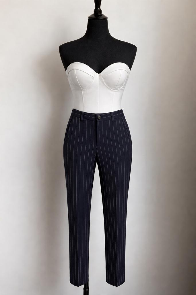 Ganni broek blauw 36, Kleding | Dames, Blauw, Ophalen of Verzenden, Zo goed als nieuw, Maat 36 (S)