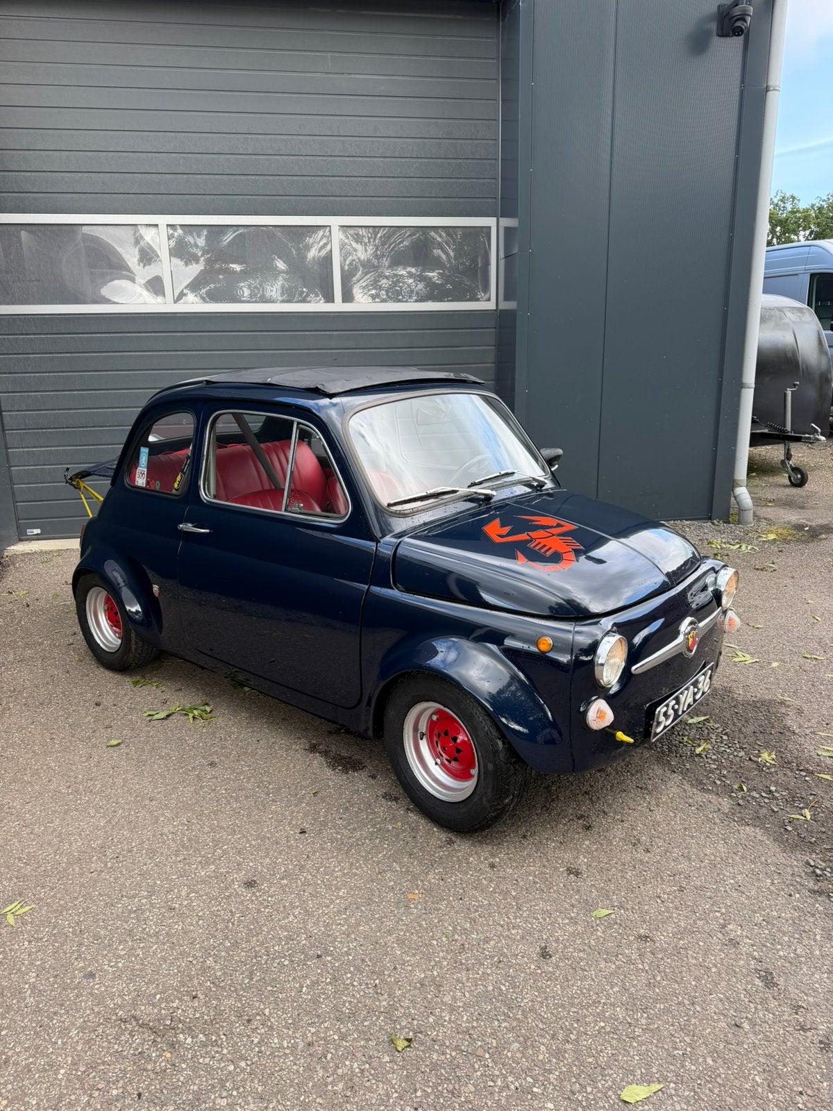 Fiat 500 oldtimer – Abarth Look – 650cc – Uniek Exemplaar, foto 6
