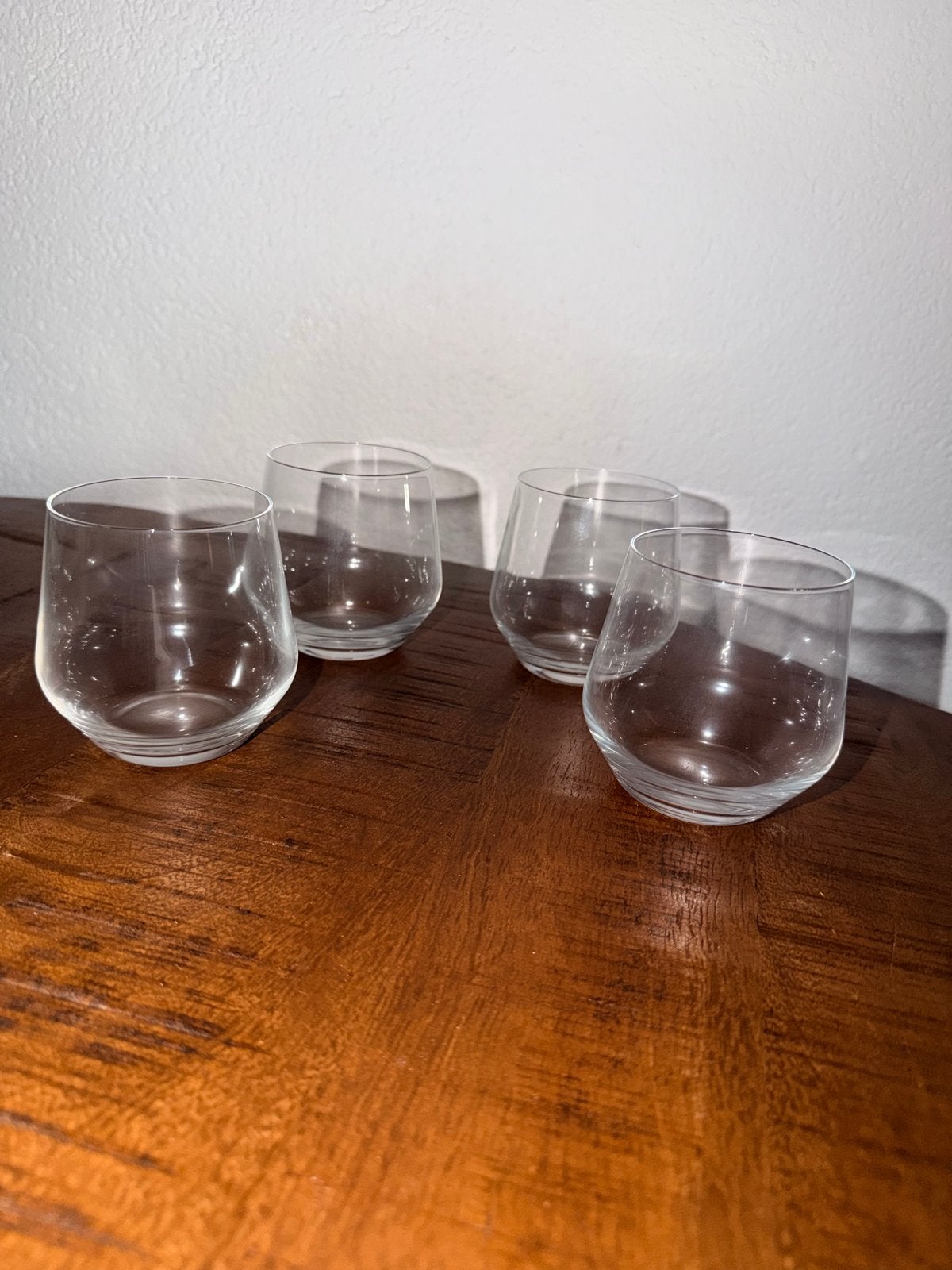 Set van 4 glazen, Ophalen, Glas of Glazen, Gebruikt, Glas
