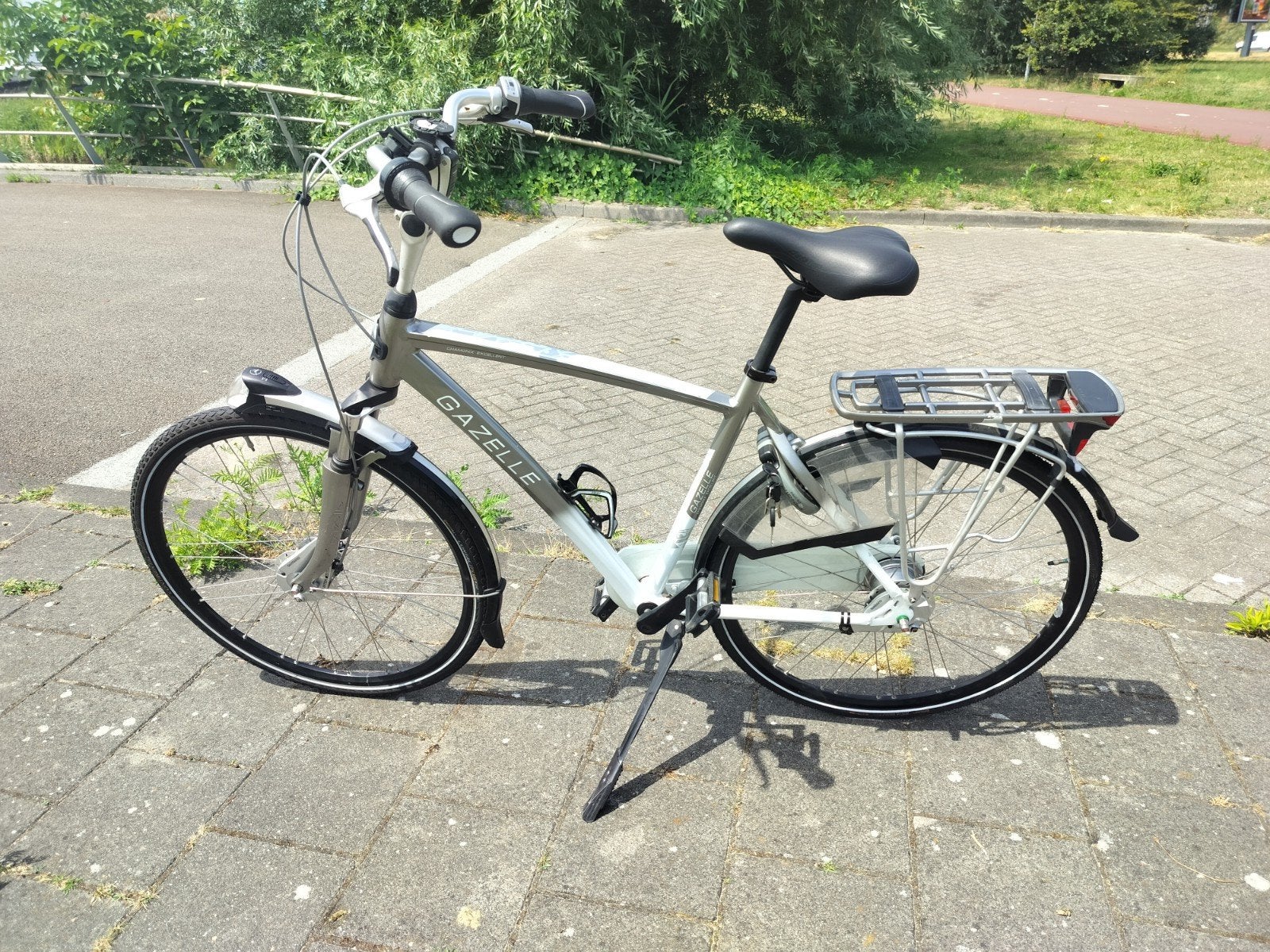 Mooie Gazelle Chamonix Excellent herenfiets (8 versnellingen, Fietsen en Brommers, Elektrische fietsen, 51 tot 55 cm, Ophalen