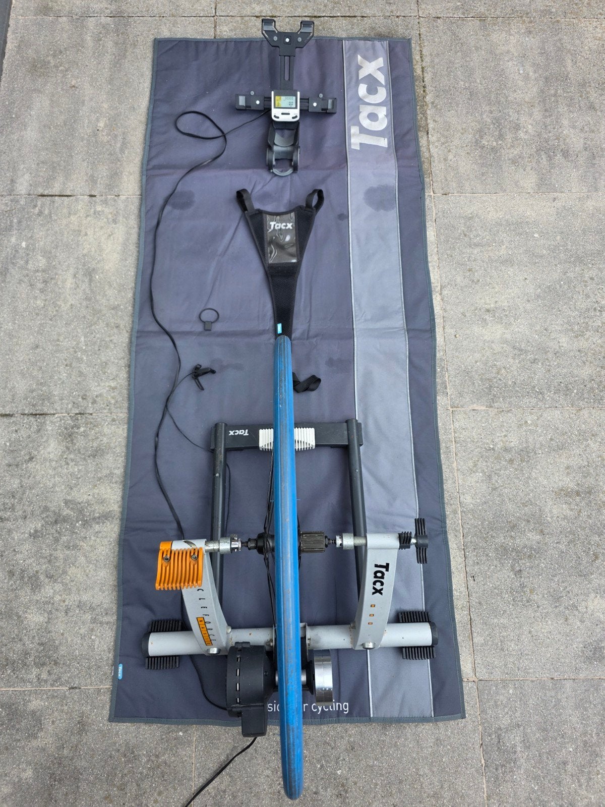 Tacx Basic Fietstrainer Compleet met Accessoires, Sport en Fitness, Wielrennen, Ophalen, Gebruikt, Overige typen