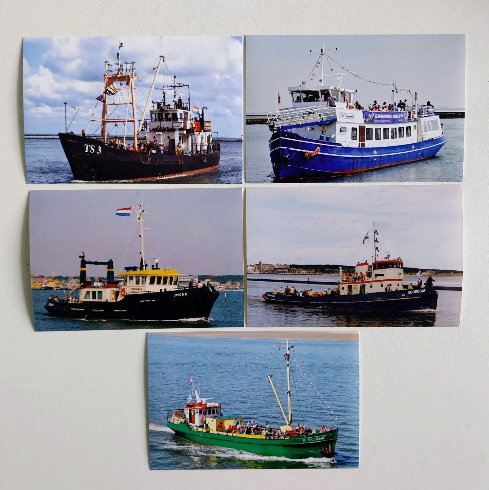Terschelling,  de schepen om zeehonden te bezichtigen., Verzamelen, Ophalen of Verzenden, Gebruikt