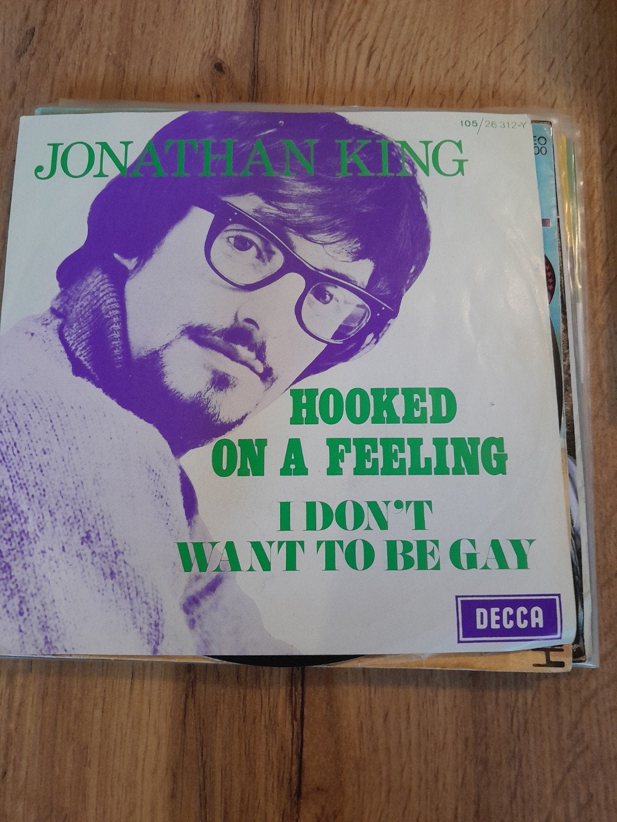Johathan king 7inch hooked on a feeling, Ophalen of Verzenden, Zo goed als nieuw, Pop