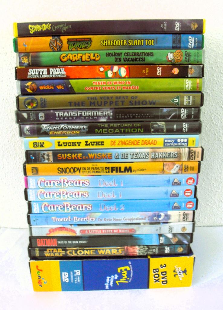Tekenfilm DVD Pakket Kinder DVD Pakket 20-Delig, Alle leeftijden, Ophalen of Verzenden, Zo goed als nieuw, Avontuur