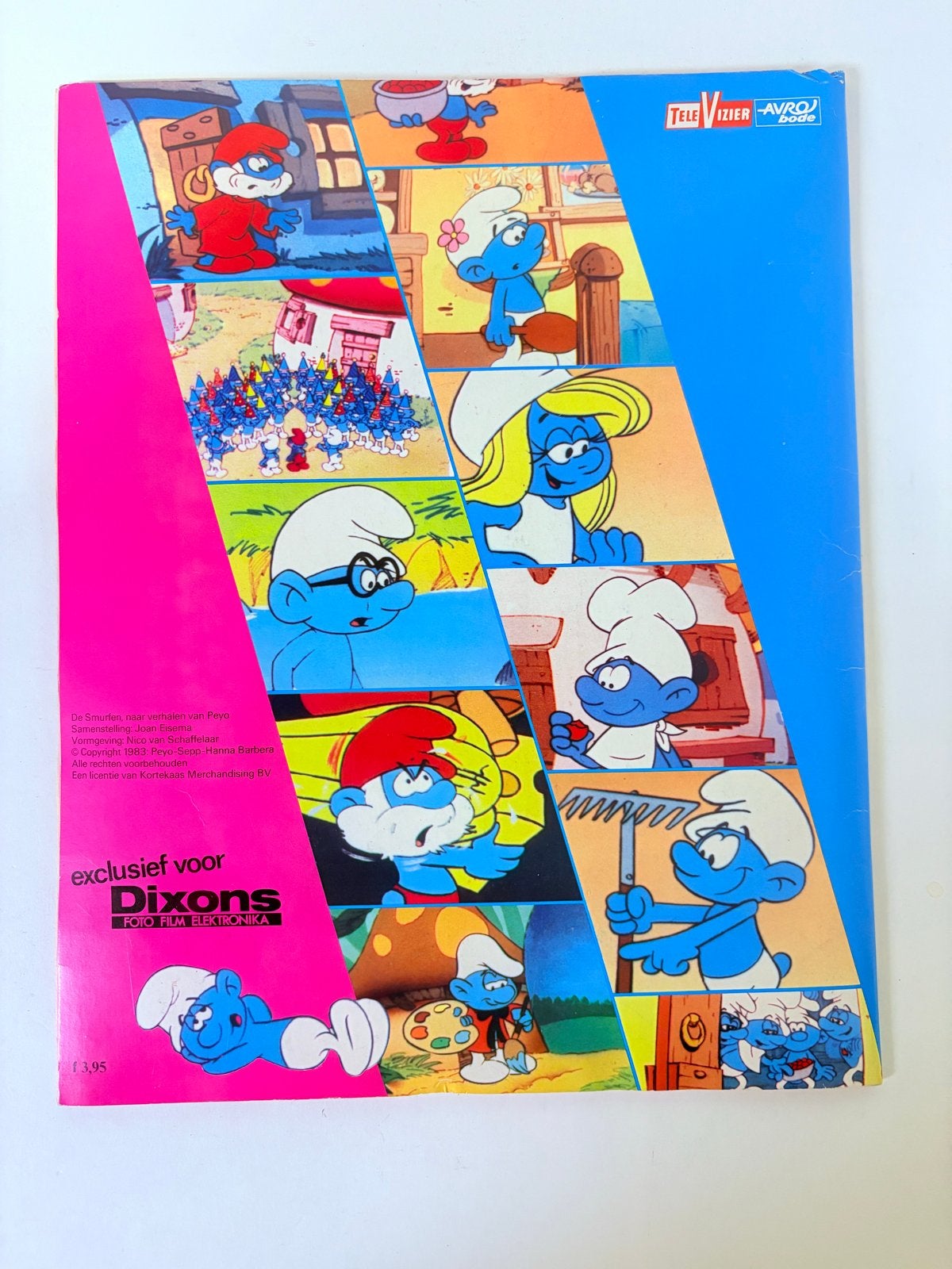 Smurfen Verzamelalbum 1983 - Compleet met stickers, Ophalen of Verzenden, Gebruikt, Verschillende Smurfen, Overige typen