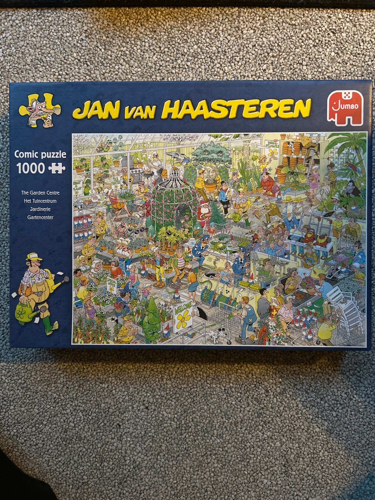 Jan van Haasteren Comic Puzzel - Het Tuincentrum 1000 stukje, Ophalen of Verzenden, 500 t/m 1500 stukjes, Zo goed als nieuw, Legpuzzel