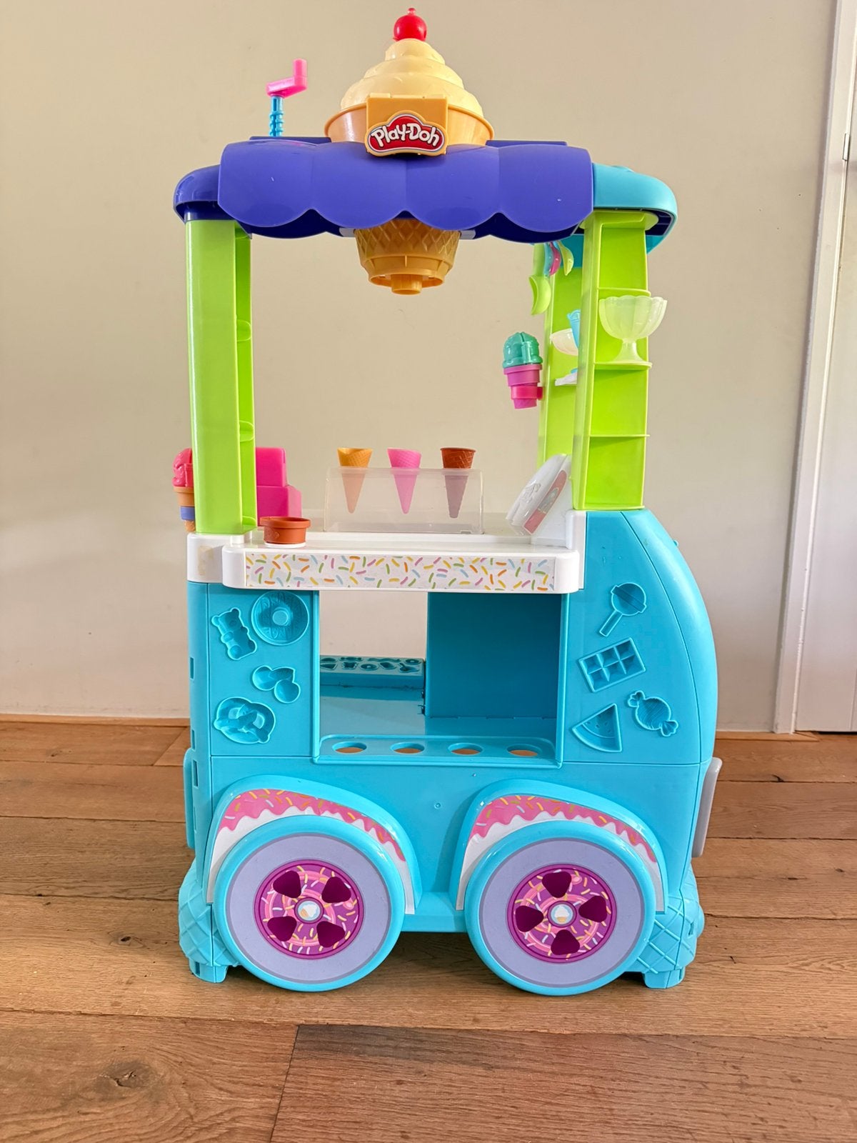 Play-Doh IJscokar - met toebehoren, Ophalen, Zo goed als nieuw, Jongen of Meisje