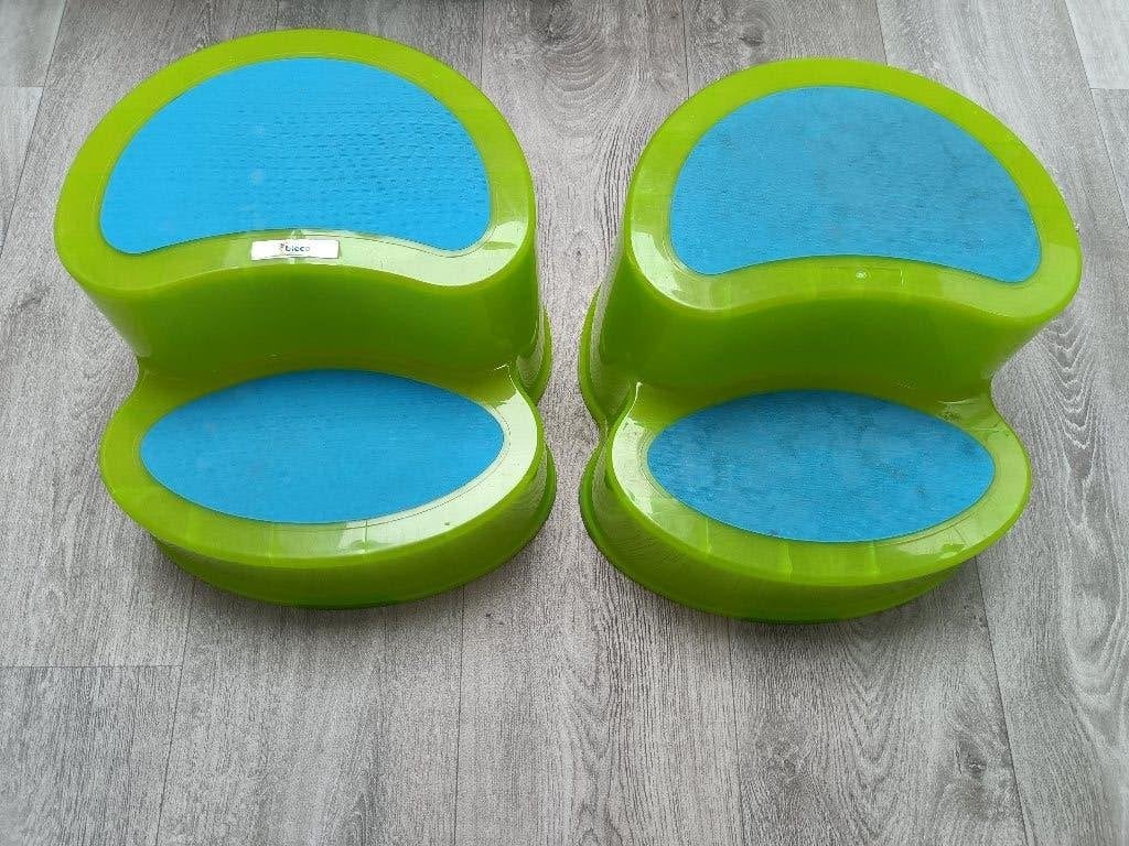 Twee kinder opstapjes, Kinderen en Baby's, Ophalen, Gebruikt