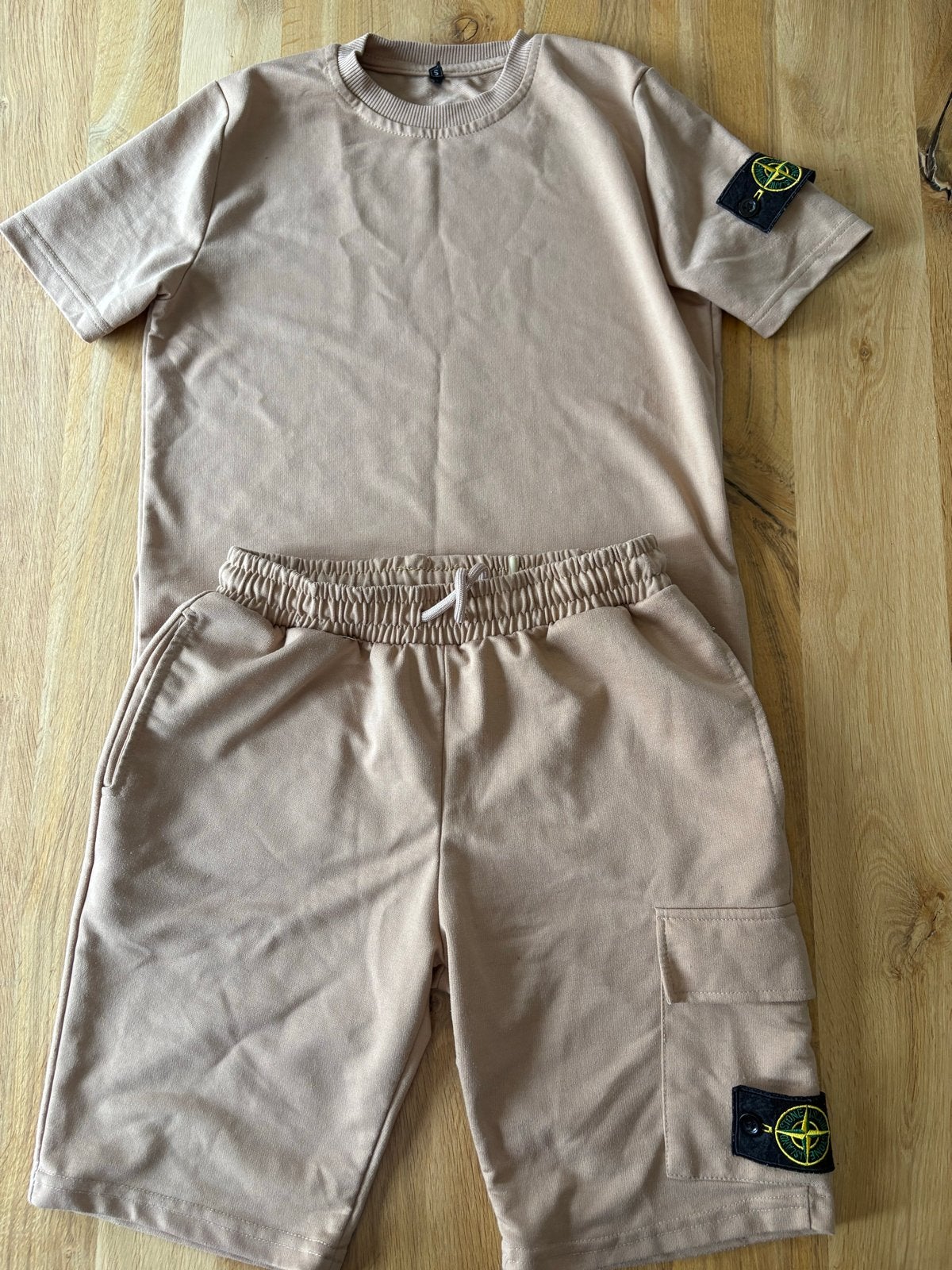 Stone Island set: T-shirt en korte broek (niet origineel), Ophalen of Verzenden, Gedragen, Maat 46 (S) of kleiner