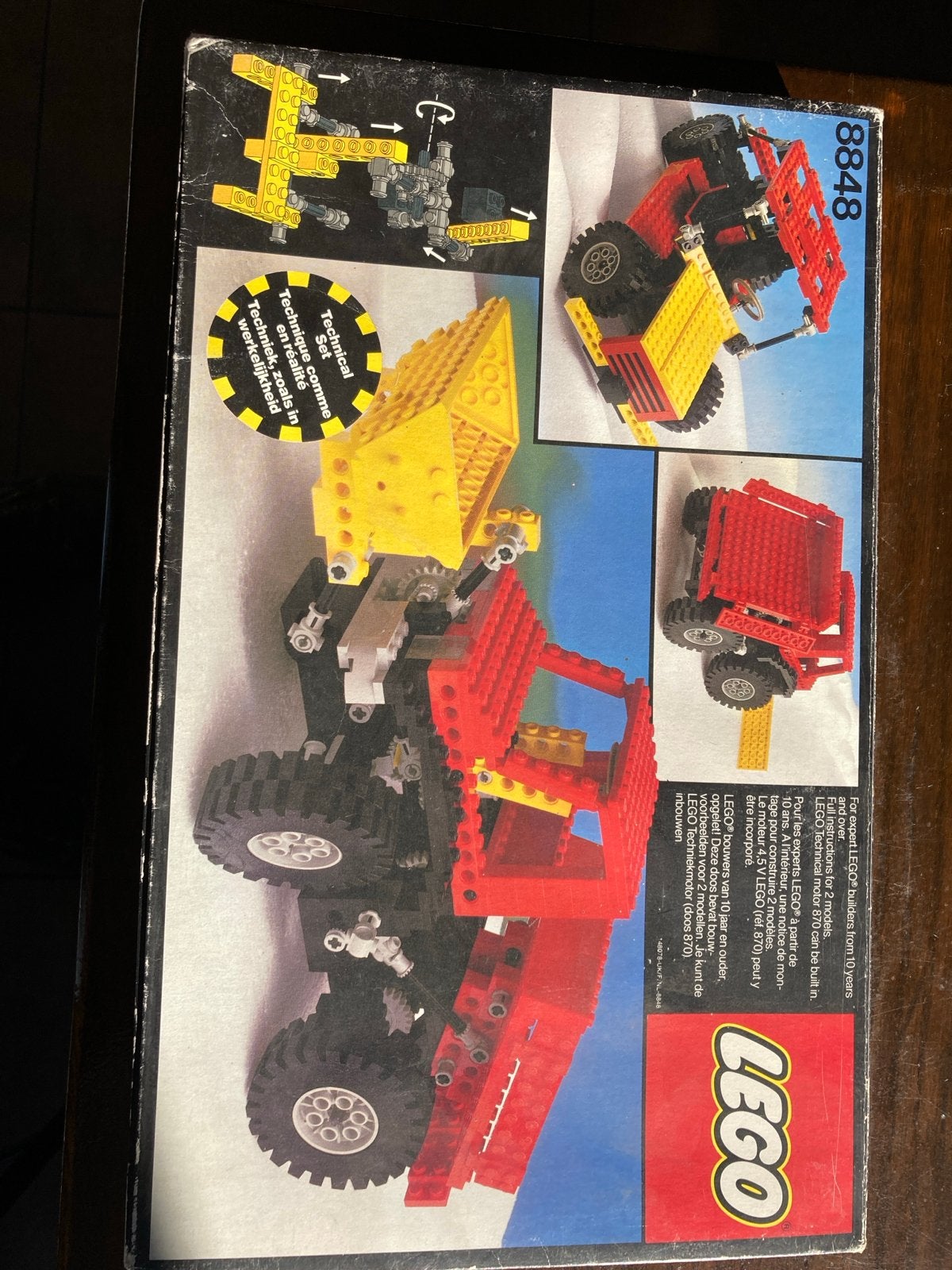 LEGO Technic 8848 Graafmachine - Vintage Set, Ophalen of Verzenden, Gebruikt, Overige merken