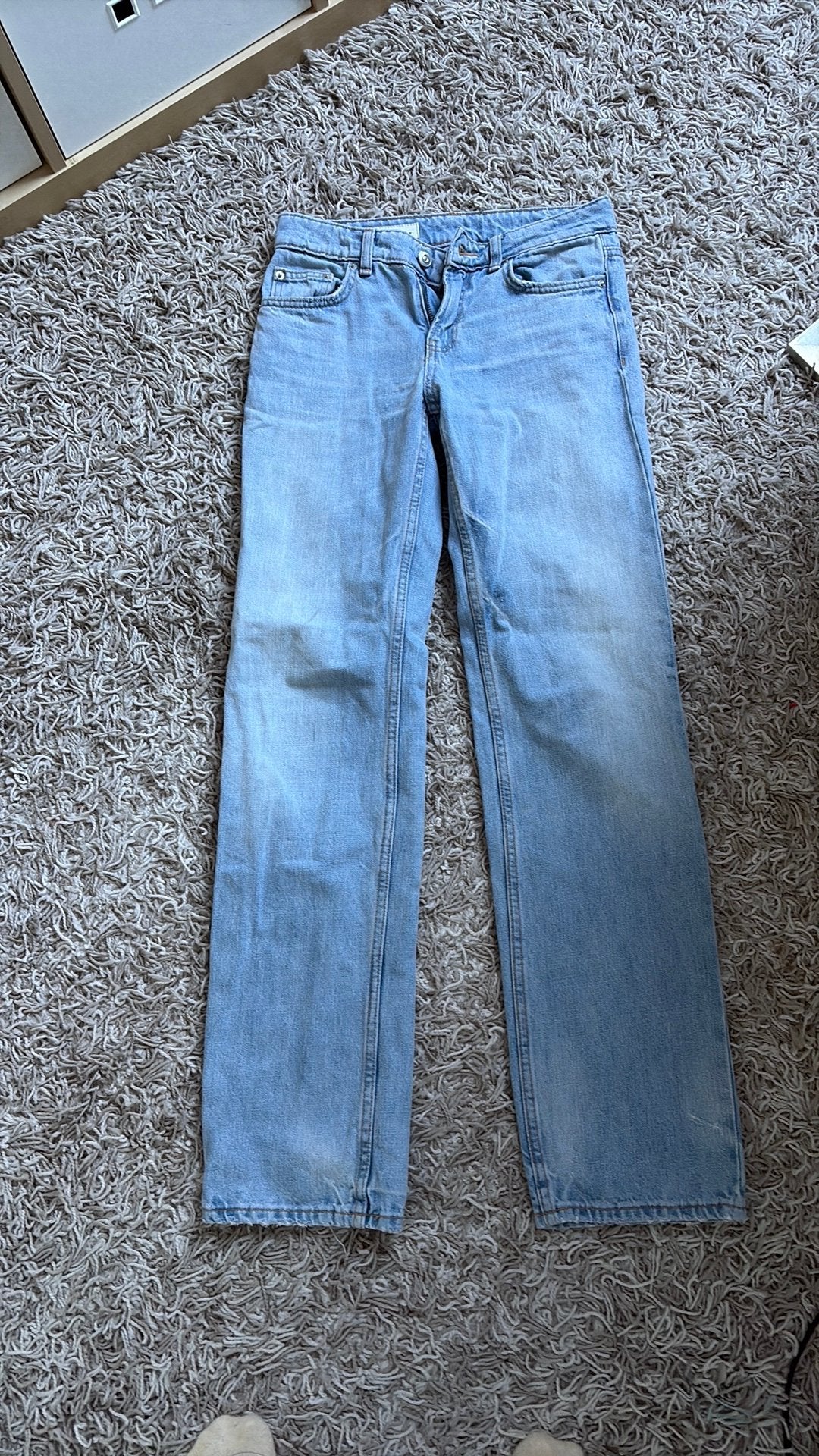 Zara spijkerbroek 32 ( xs) zgan, Kleding | Dames, Ophalen of Verzenden, Zo goed als nieuw, Blauw