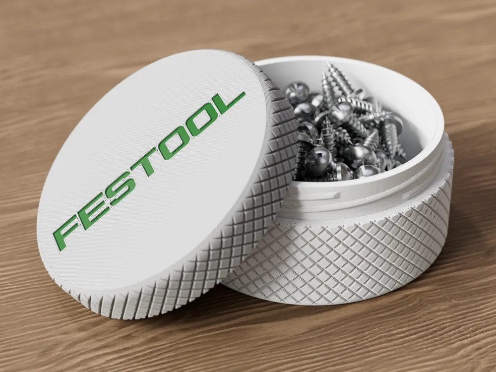 3D-geprinte Festool schroevenbox, Ophalen of Verzenden, Nieuw, Gereedschapsopslag, Festool