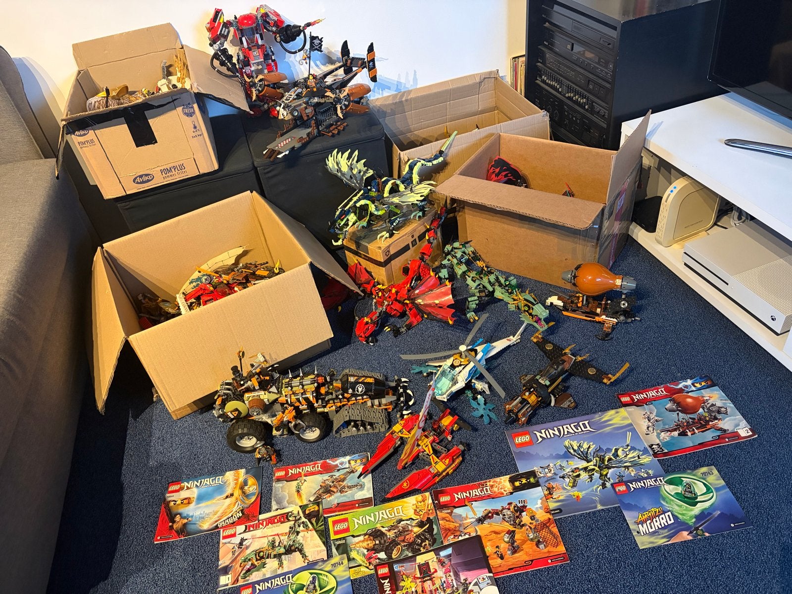 Gigantische partij LEGO Ninjago 18kg!!, Verzenden, Lego, Zo goed als nieuw, Meerdere sets