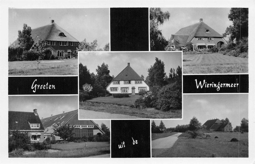 702-493-005 Groeten Uit De Wieringermeer, Verzamelen, Ophalen of Verzenden, Voor 1920, Noord-Holland