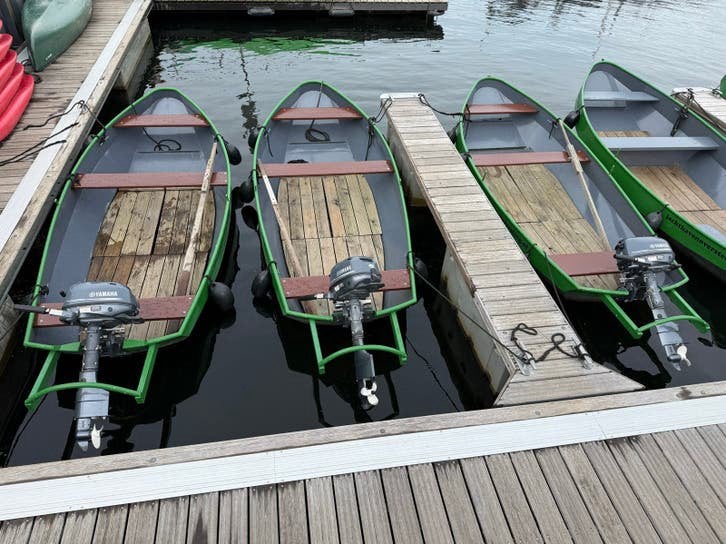 6 Stalen boten met 4pk Yamaha buitenboordmotor (2022), Watersport en Boten, Motorboten en Motorjachten, Overige merken, Gebruikt