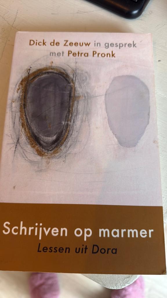 D. de Zeeuw - Schrijven op marmer, Ophalen of Verzenden, Zo goed als nieuw, D. de Zeeuw; P. Pronk