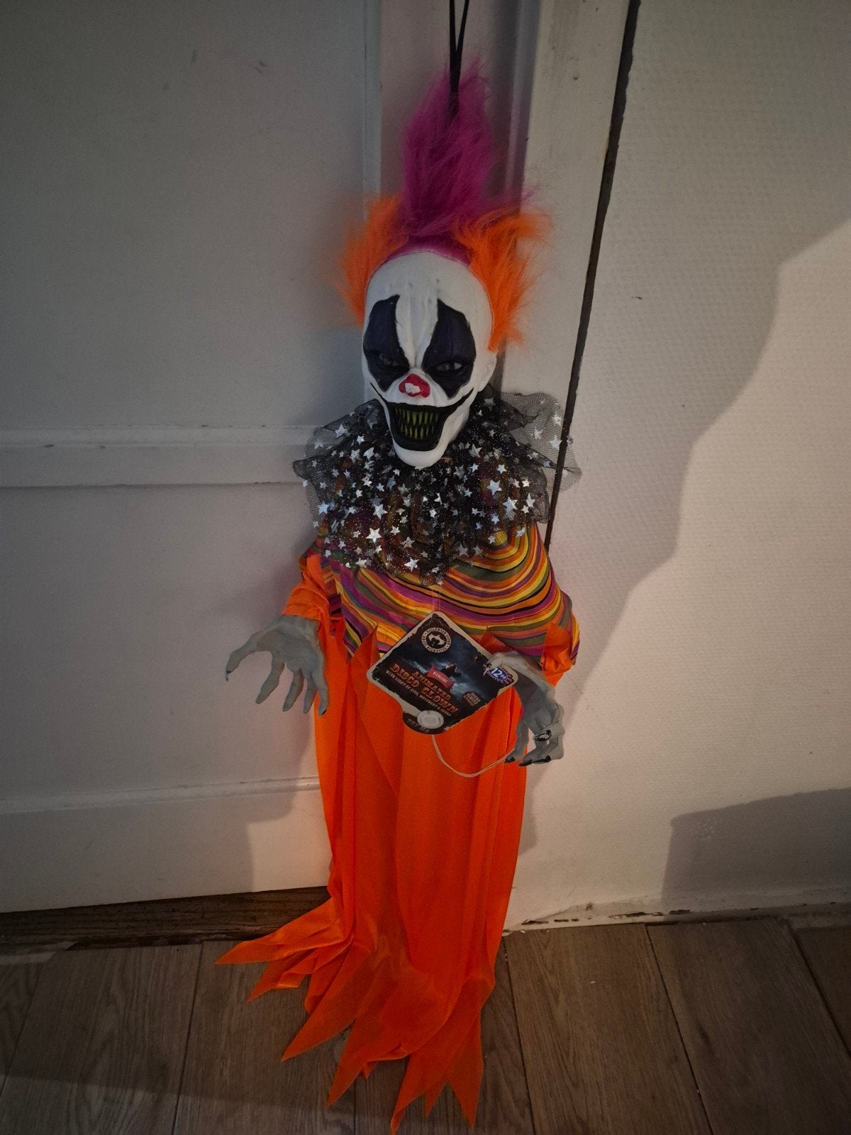 Hangende disco clown nieuw, Ophalen of Verzenden, Nieuw