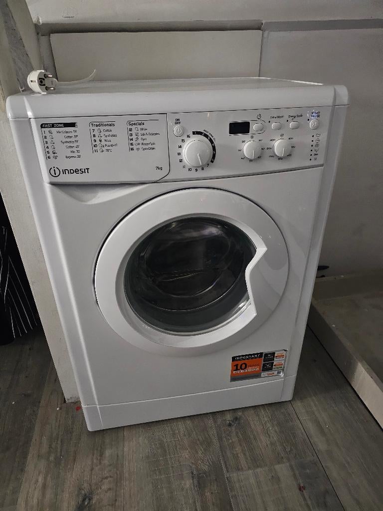 Indesit EWD 71452 Wasmachine (NIEUW), Ophalen, 1200 tot 1600 toeren, Minder dan 85 cm, 8 tot 10 kg