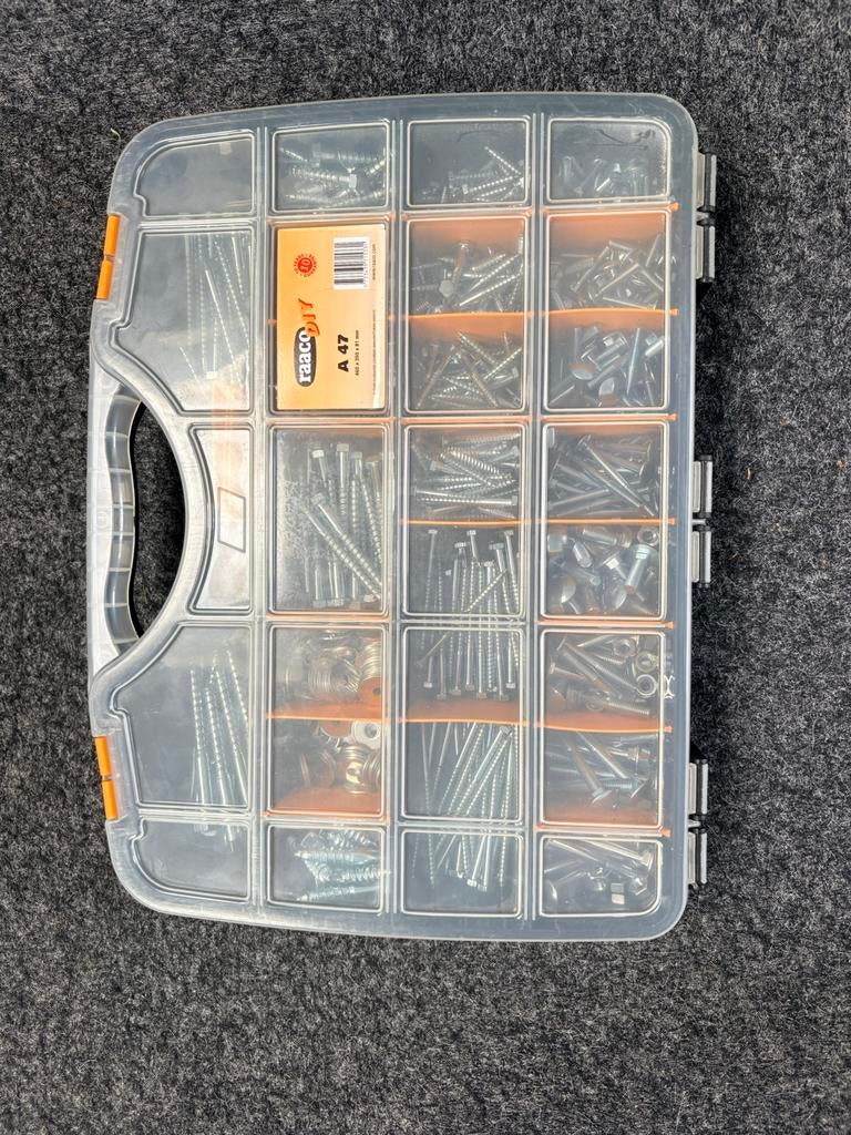 Completen Raaco A47 diy schroen set, Ophalen of Verzenden, Gevuld, Nieuw