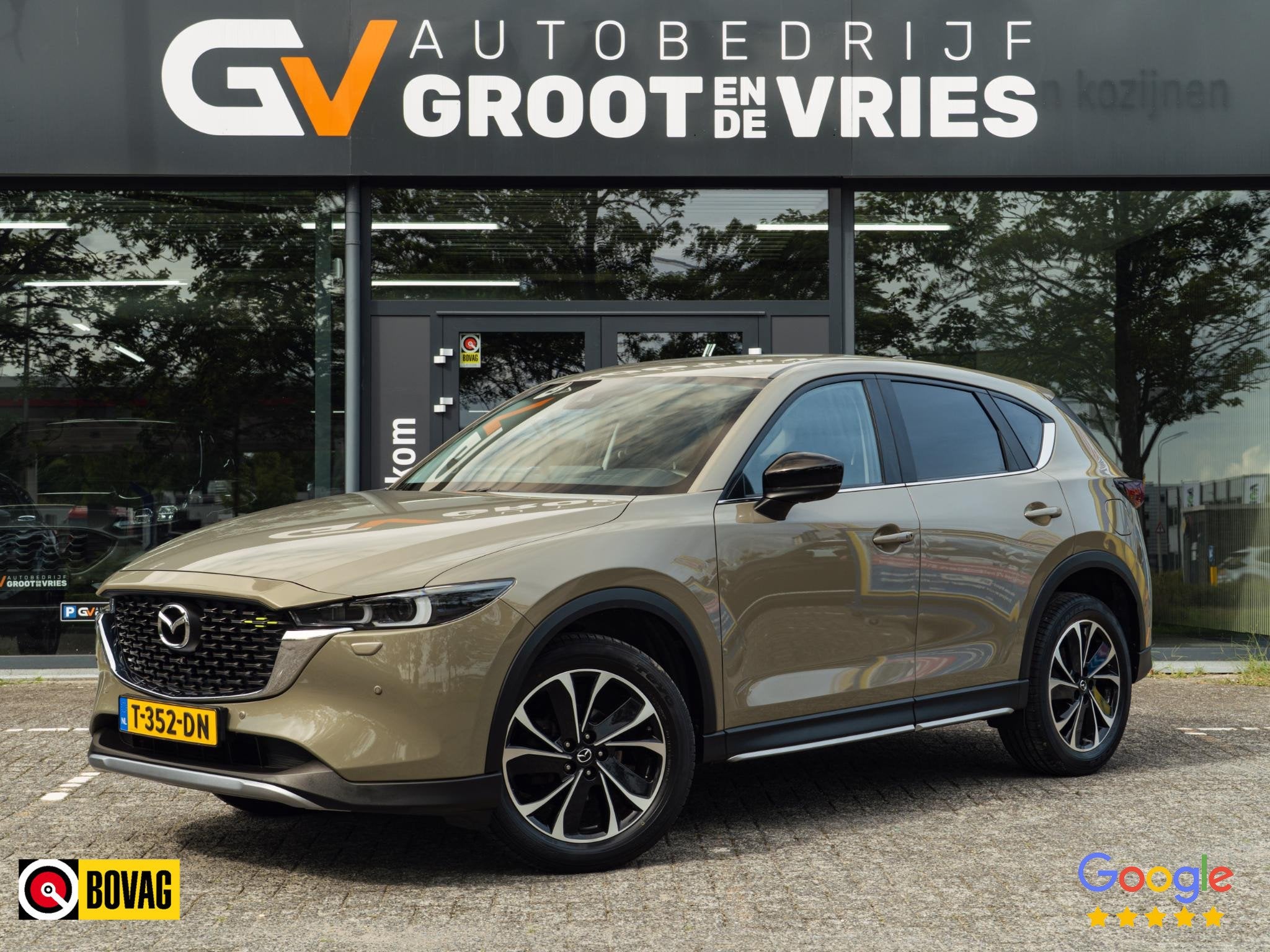 Mazda CX-5 2.0 SkyActiv-G 165 Newground, Auto's, 1998 cc, Automatische klimaatregeling, Gebruikt, 4 cilinders