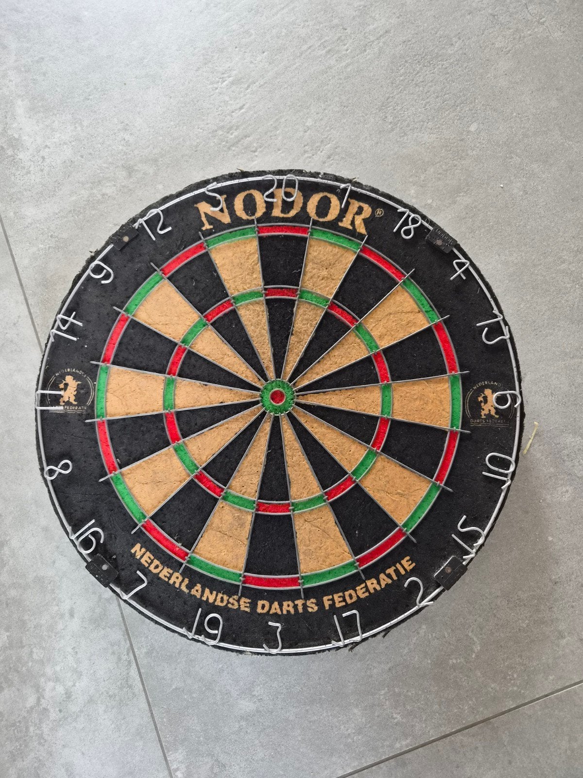 Nodor dartbord, Sport en Fitness, Darts, Ophalen of Verzenden, Gebruikt, Dartbord, Soft tip