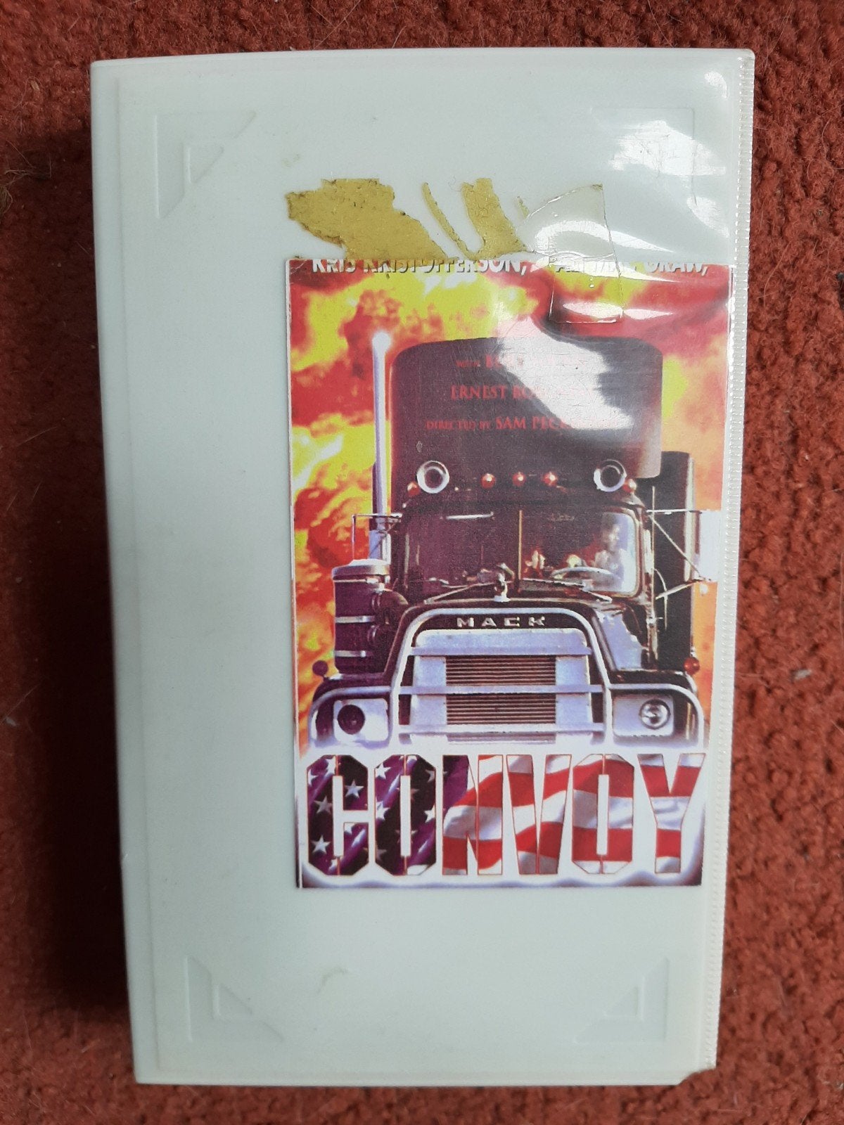Convoy videoband (opgenomen), Cd's en Dvd's, VHS | Film, Gebruikt, Alle leeftijden, Ophalen of Verzenden, Actie en Avontuur