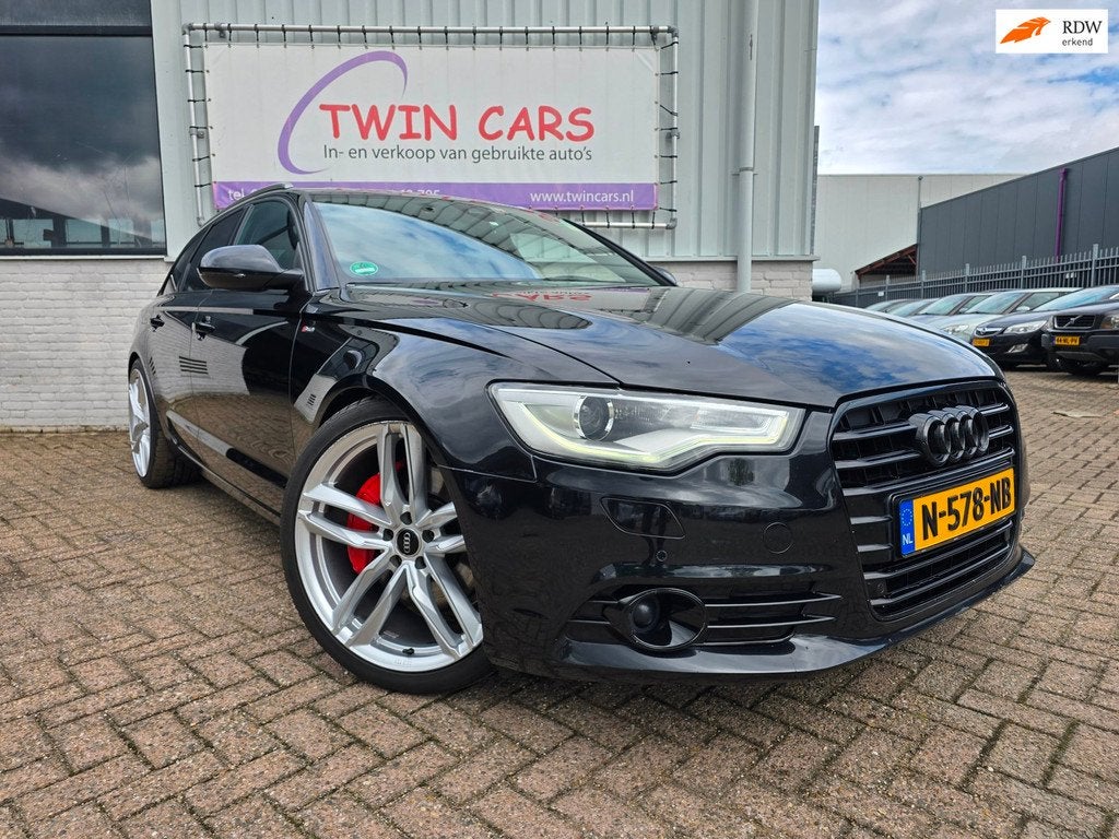 Audi A6 Avant 3.0 TDI BiT quattro S-Line Pano Bose Xenon Led, Auto's, Audi, Automaat, Euro 5, Gebruikt, Zwart