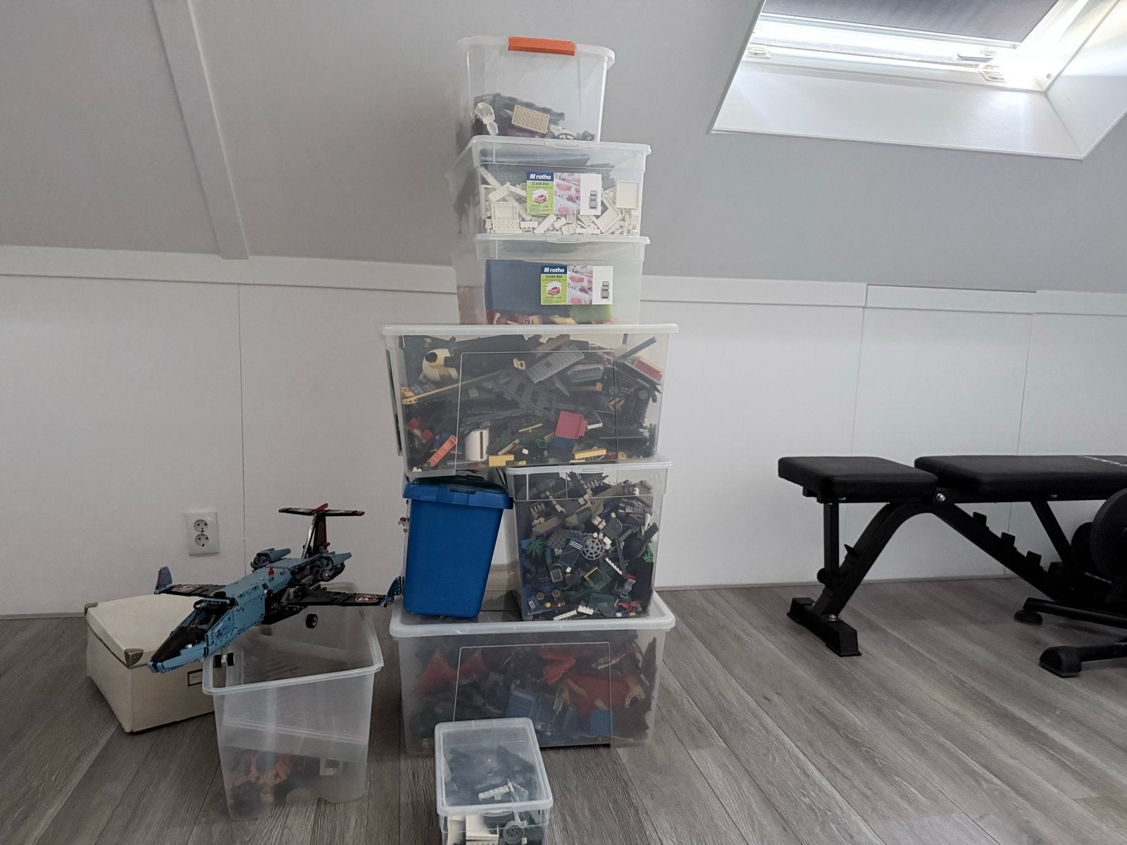 Grote partij diverse Lego sets (kans op in complete sets), Ophalen, Gebruikt, Lego, Losse stenen