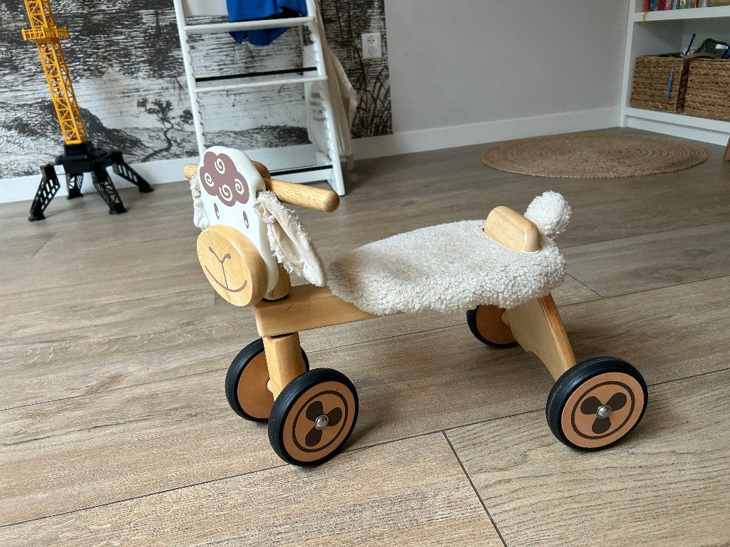 Loopfietsje binnen, Kinderen en Baby's, Speelgoed | Buiten | Voertuigen en Loopfietsen, Ophalen of Verzenden, Gebruikt, Loopfiets