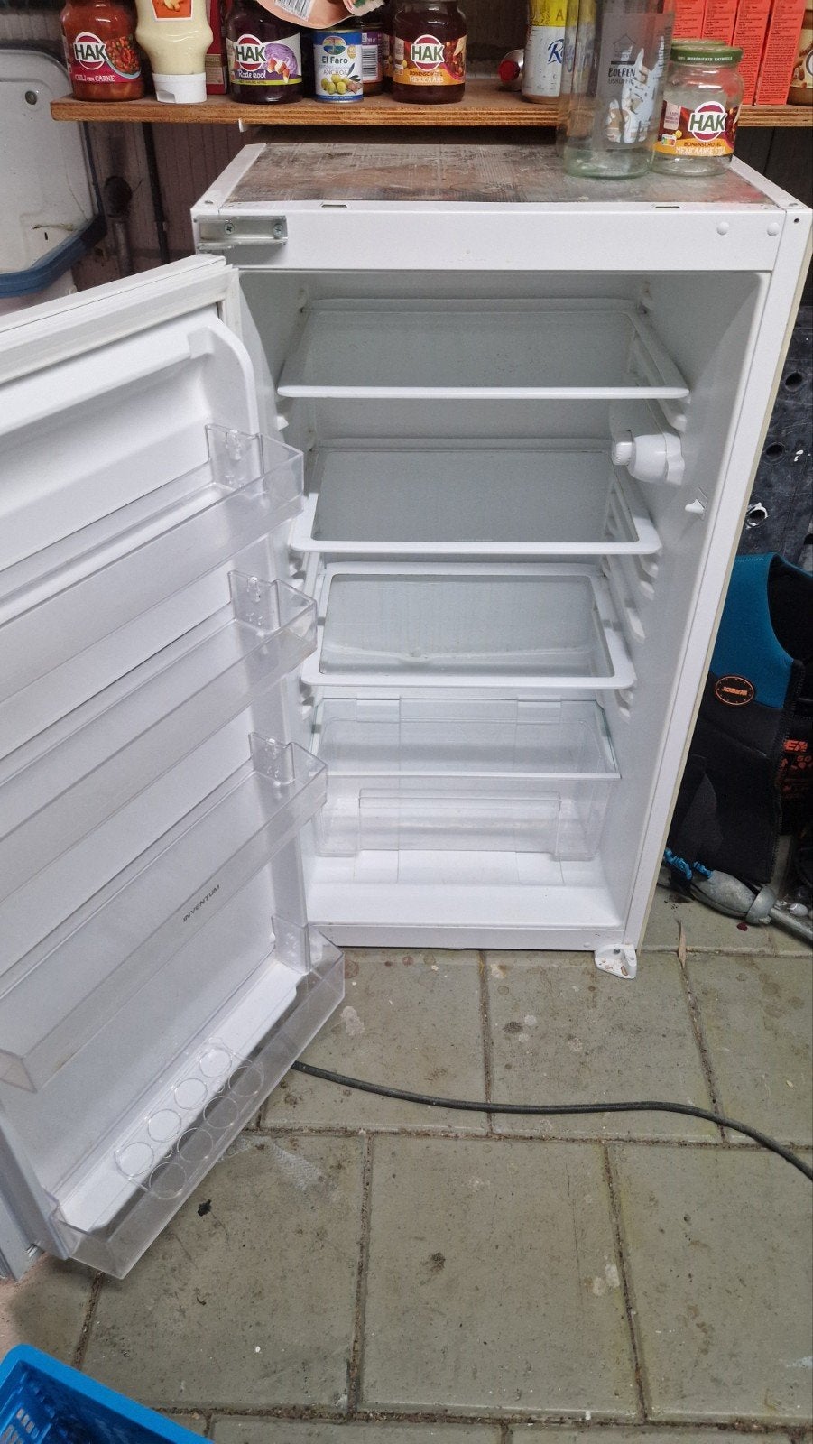 Inventum IKK1022S koelkast - defect, Zonder vriesvak, 100 tot 150 liter, Niet werkend, 45 tot 60 cm