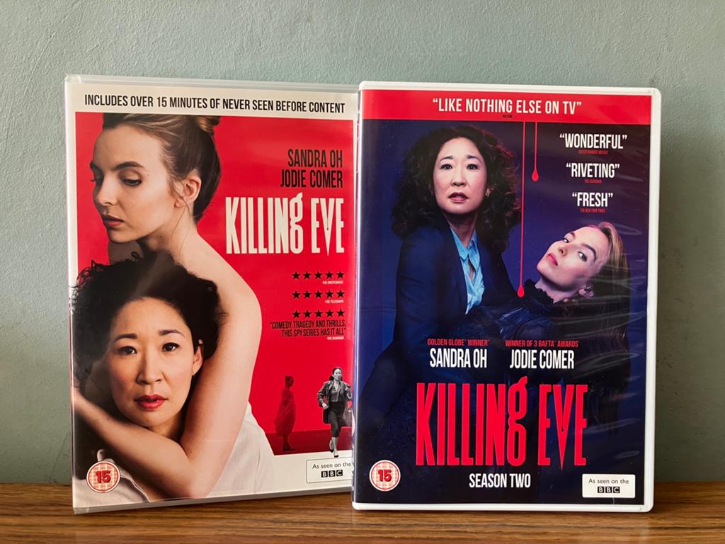 Killing Eve Seizoen 1 & 2 (EN) - Nieuwstaat DVD Boxset, Cd's en Dvd's, Vanaf 16 jaar, Boxset, Ophalen of Verzenden, Zo goed als nieuw