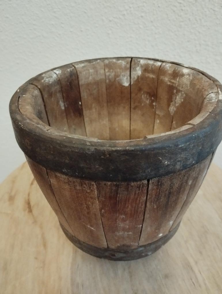 Antieke kaasvorm eikenhout, Ophalen of Verzenden