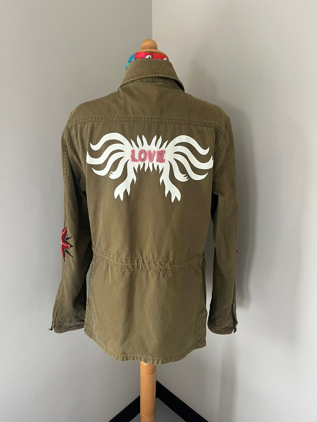 Maison Scotch parka army jas groen M, Kleding | Dames, Ophalen of Verzenden, Zo goed als nieuw, Maat 38/40 (M), Groen