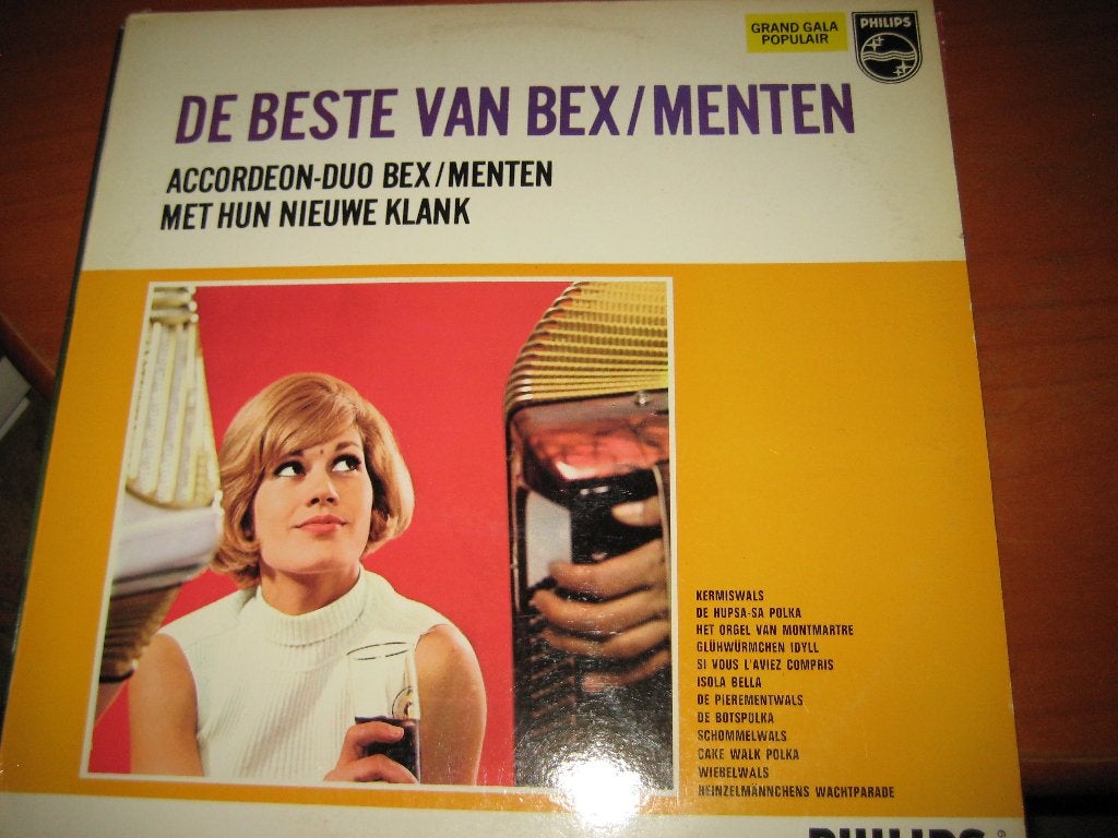 LP, De Beste van Bex/Menten, Accordeon Duo, Ophalen of Verzenden, Zo goed als nieuw, 12 inch