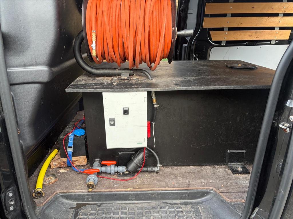 Telewash set met accu, 350L tank en 100m slang, Doe-het-zelf en Verbouw, Reinigingsmachines, Ophalen, Gebruikt, Overige typen