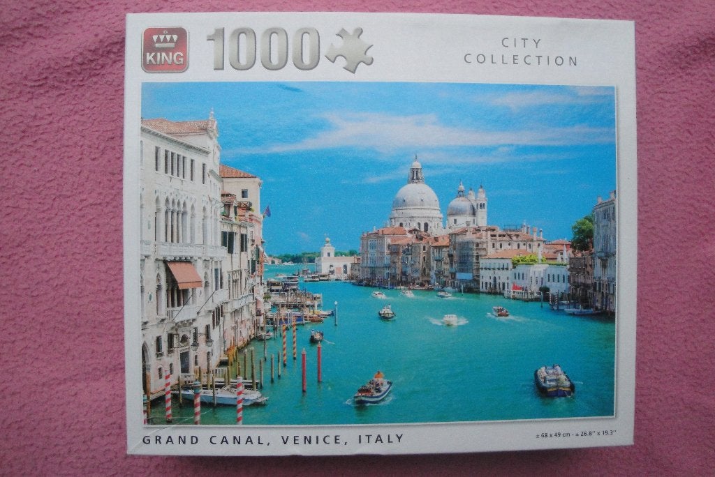 KING CITY COLLECTION  PUZZLE 1.000 stukjes voor 2,50euro., Ophalen of Verzenden, 500 t/m 1500 stukjes, Zo goed als nieuw, Legpuzzel
