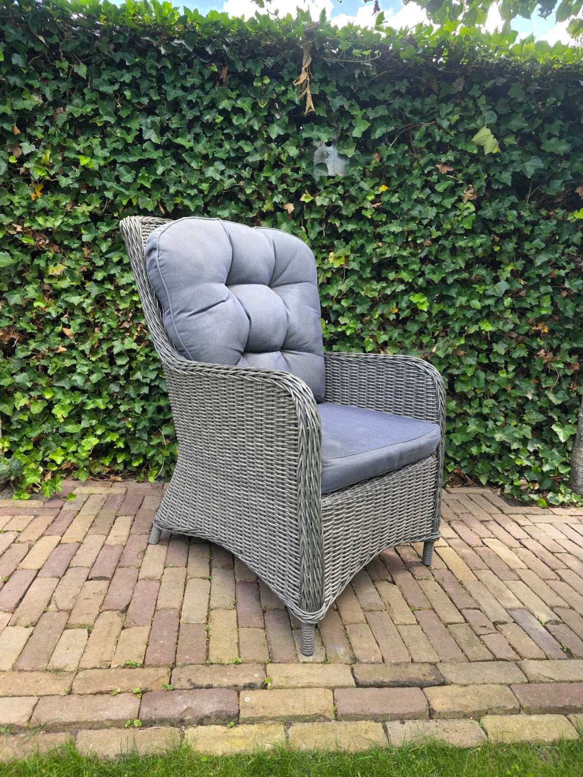 Lounge tuinstoelen 4 stuks., Ophalen