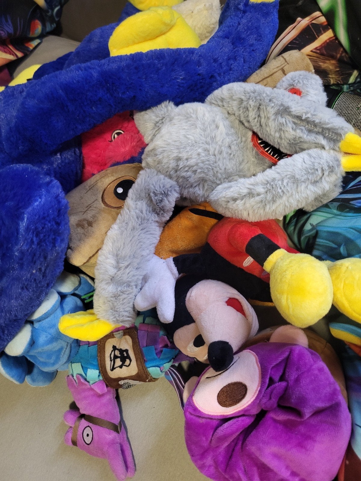 Grote verzameling knuffels, diverse karakters en maten, Disney, Overige typen, Ophalen of Verzenden, Middelgroot (20 tot 80 cm)