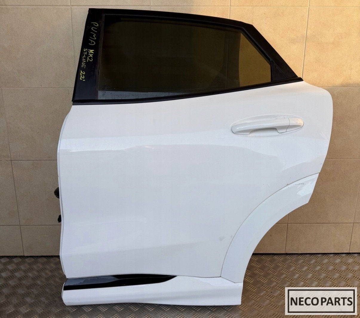 FORD PUMA MK2 ST-LINE PORTIER DEUR ACHTER LINKS ORIGINEEL, Gebruikt, -, Ophalen of Verzenden, Ford