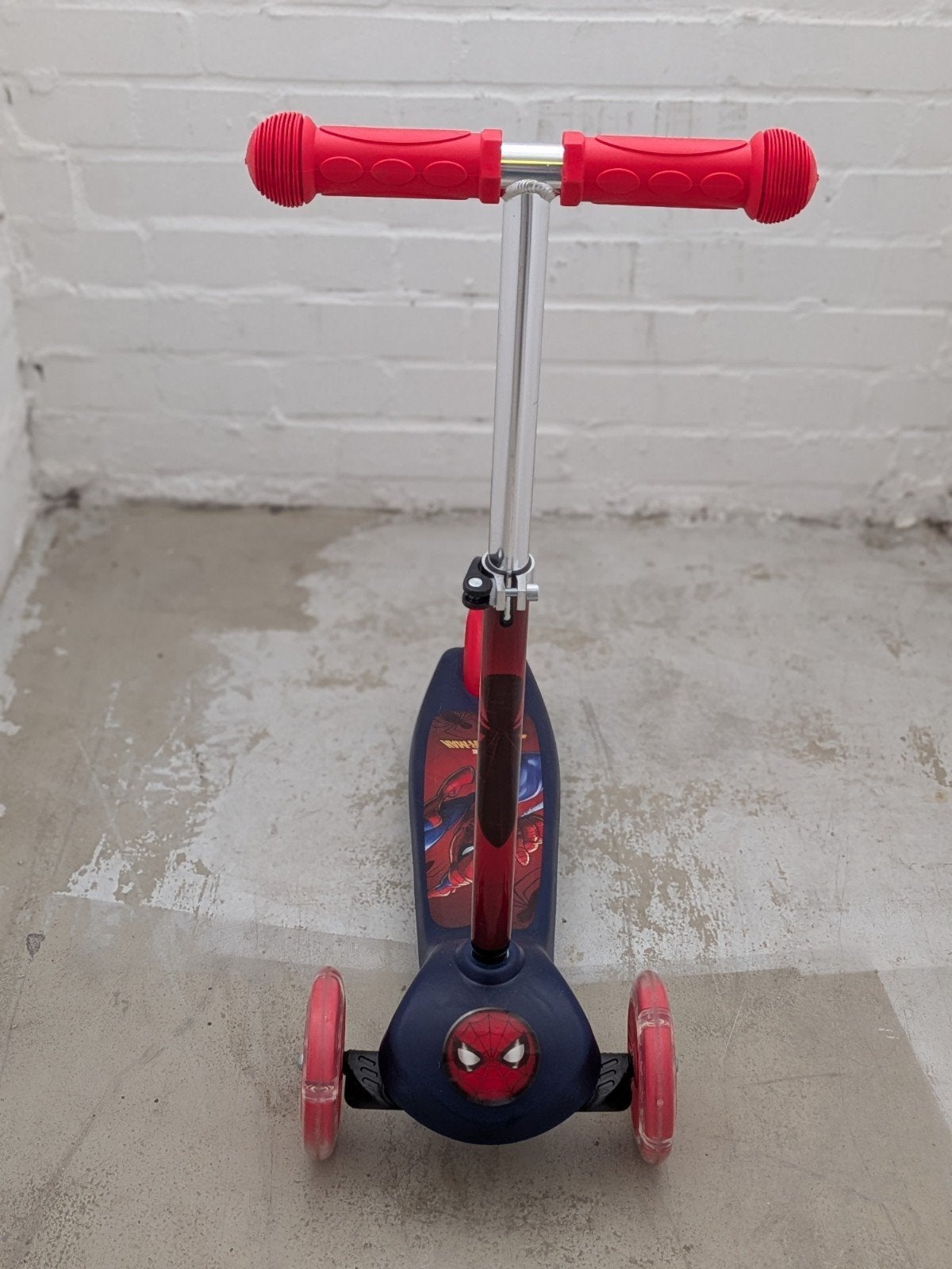 Spiderman driewiel step, Ophalen, Gebruikt, Gewone step