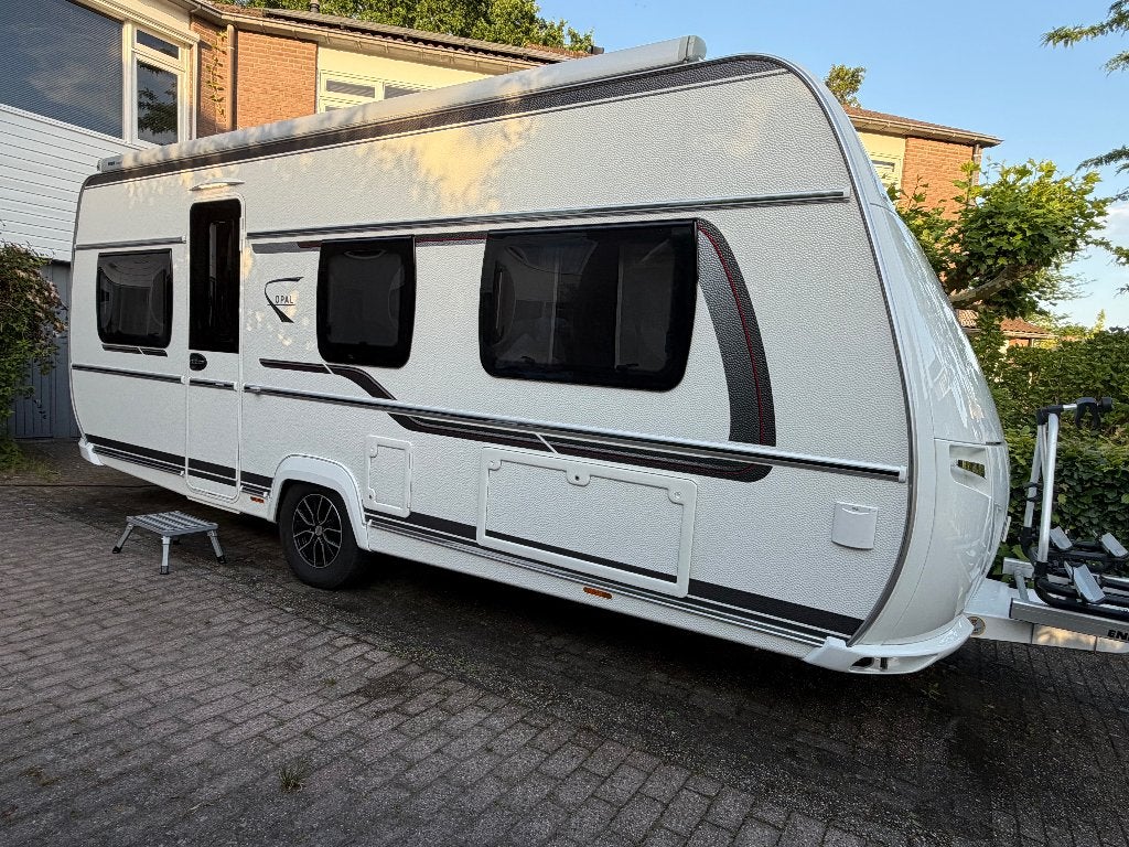 Fendt Opal 515 SG 2021 | Mover | Airco | Luifel | Fietsenrek, Caravans en Kamperen, Caravans, Kachel, Rondzit, Particulier, Fendt