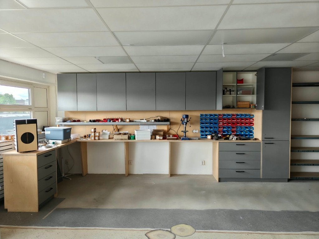 Wandkast, Huis en Inrichting, Kasten | Wandmeubels, Gebruikt, 200 cm of meer, 75 cm of meer, 300 cm of meer