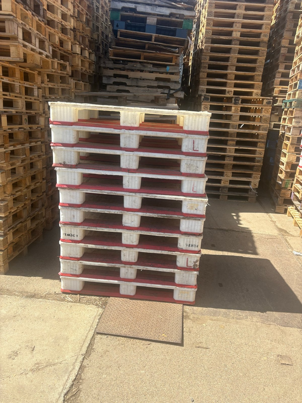 Kunststof Pallets 100x120 cm, 100 cm of meer, 60 cm of meer, Overige typen, Minder dan 35 cm